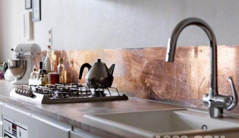 前卫几何厨房backsplashes-14