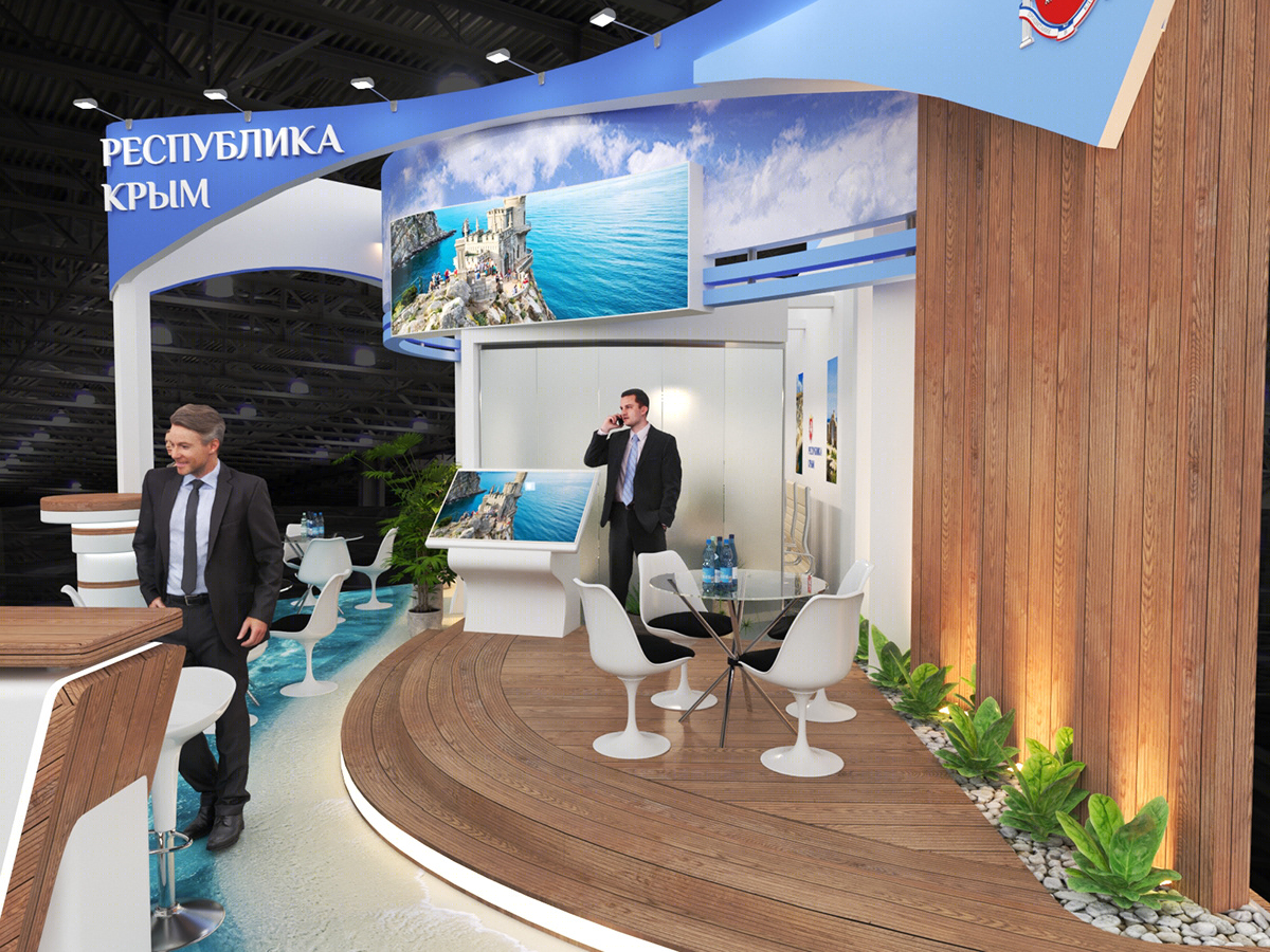 Anastasiya Gushchina丨展厅丨Exhibition stand for the Republic of Crimea-6