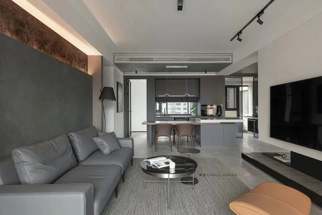 成都 140㎡现代工业风复地御香山家装设计丨中国成都-27