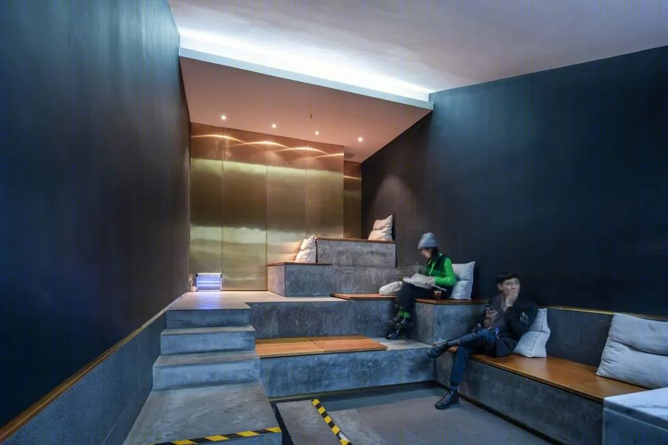 21gram coffee 福建禾祥西店建筑改造 | 台阶式座位与天光吧台-28