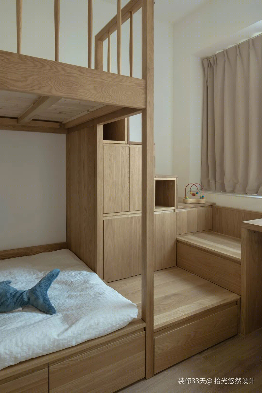 现代木色实用三室丨中国成都丨拾光悠然设计（成都）-25