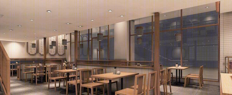 屈晓波丨快餐店丨餐饮空间设计-江南状元面馆-4