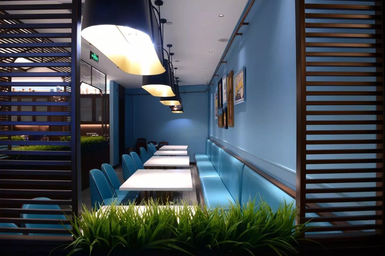 七号湘·南湖路店 | 清雅蓝莲,湘菜空间新定义-20
