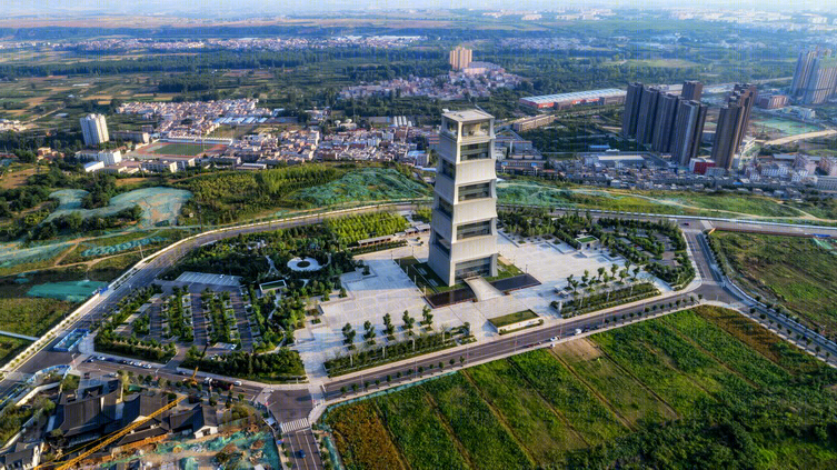 西安航天城文化生态园——现代景观设计与古文化的完美融合-7