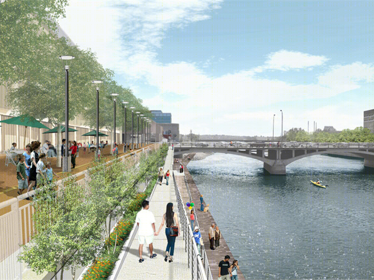 美国 Cedar Rapids 滨河重建工程-8