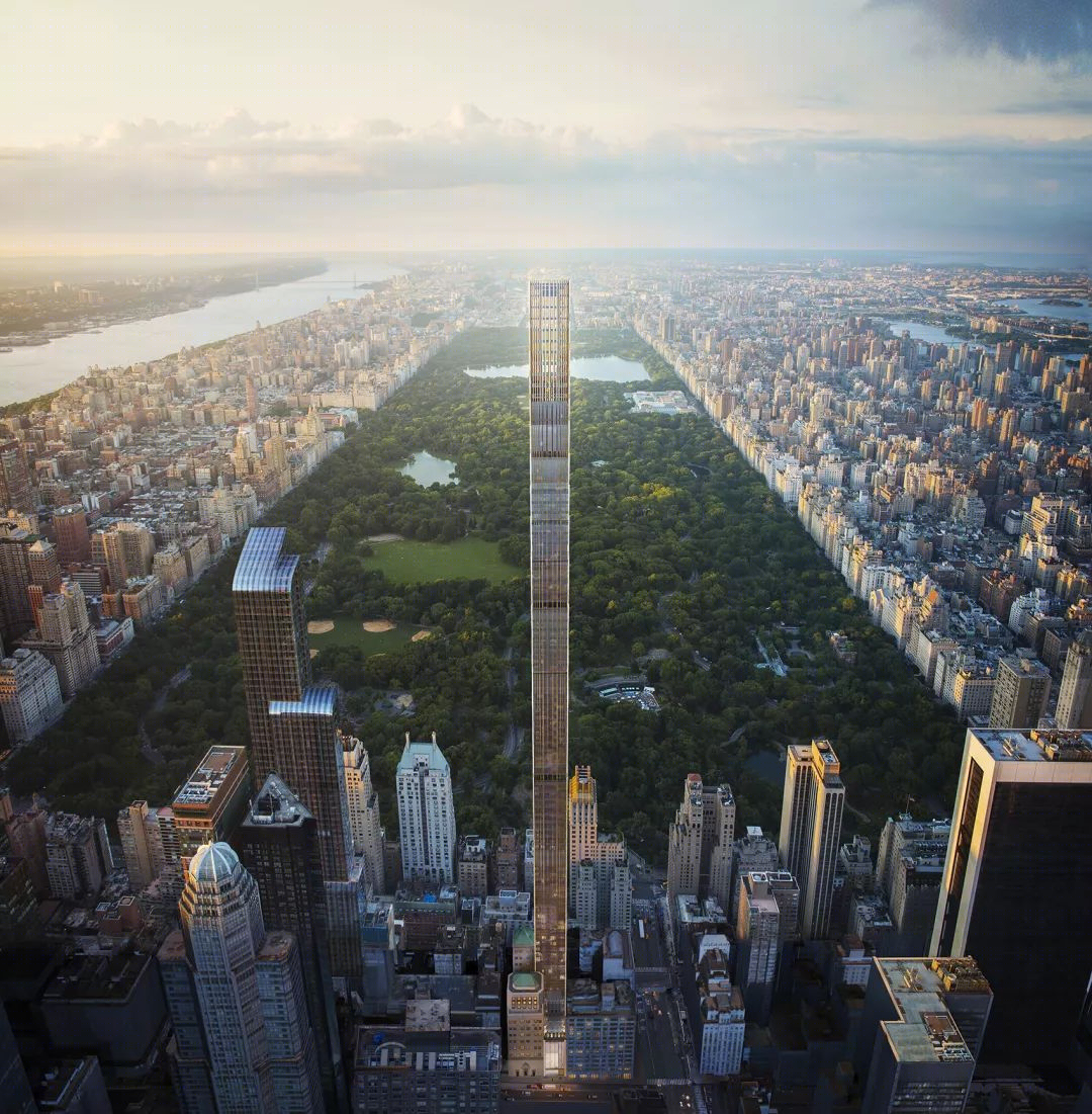 纽约新地标,SHoP 建筑事务所打造 435 米超高层大楼-4