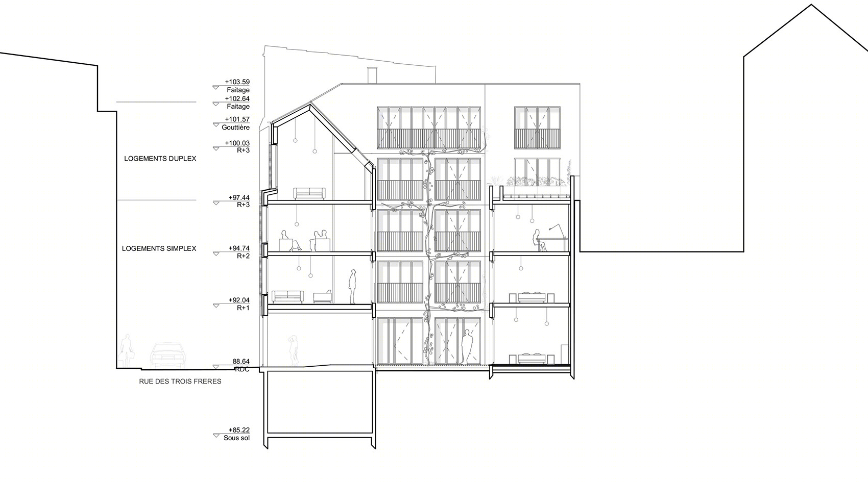 法国市郊公寓更新改造丨MAO architectes-42
