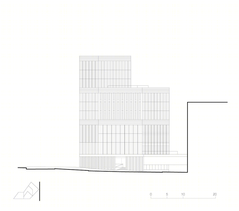 法国里尔 Euravenir 大楼丨LAN architecture-39