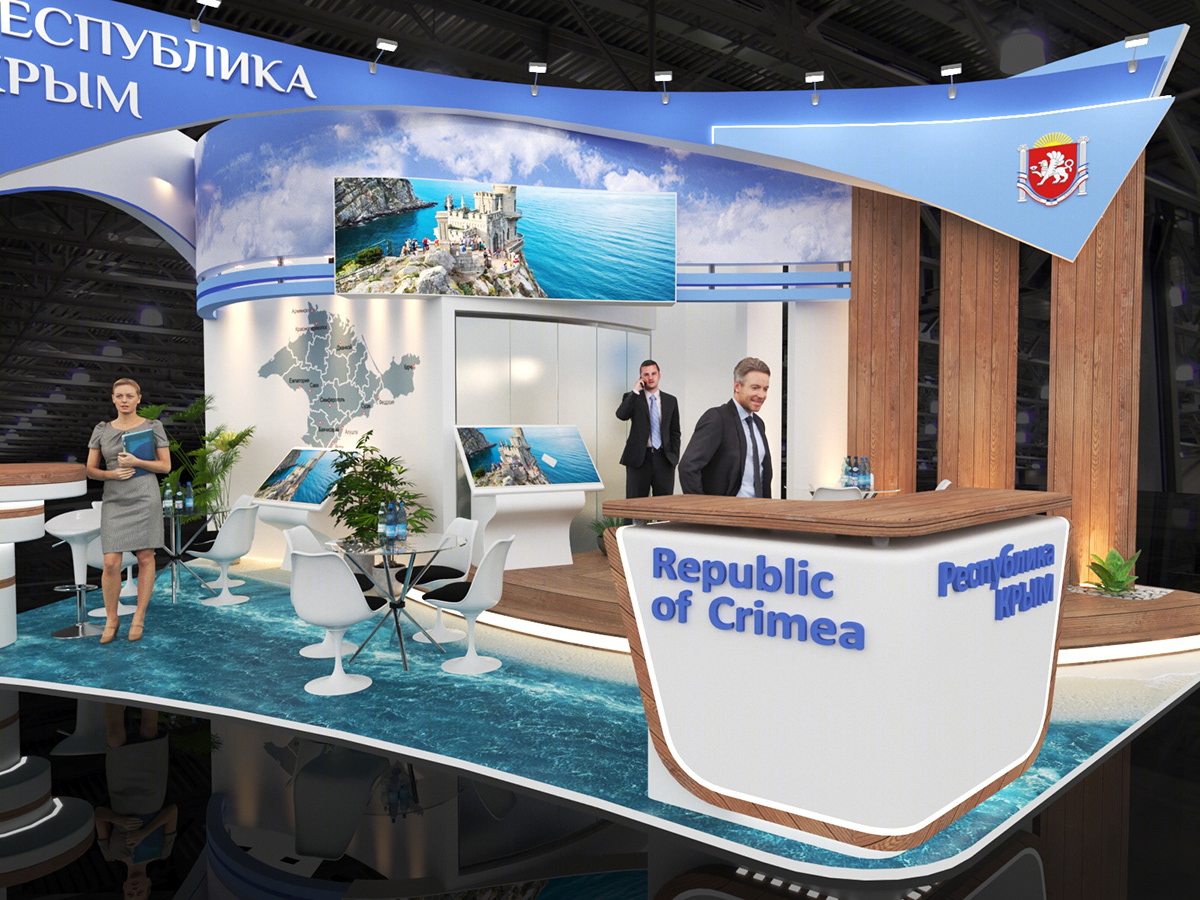 Anastasiya Gushchina丨展厅丨Exhibition stand for the Republic of Crimea-7