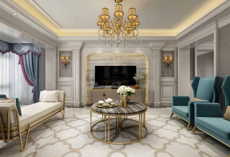 欧式轻奢都市空间，浪漫情调的写意之作-7