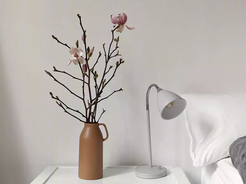 斯德哥尔摩 57㎡简约公寓 粉红门与多彩枕头添活力-17