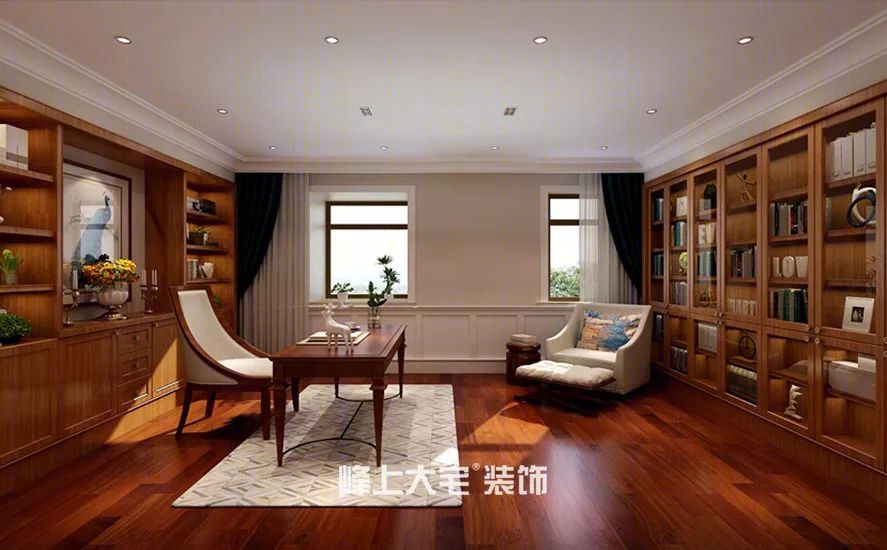 中式书房设计,古韵悠然,品质生活的艺术表达-29