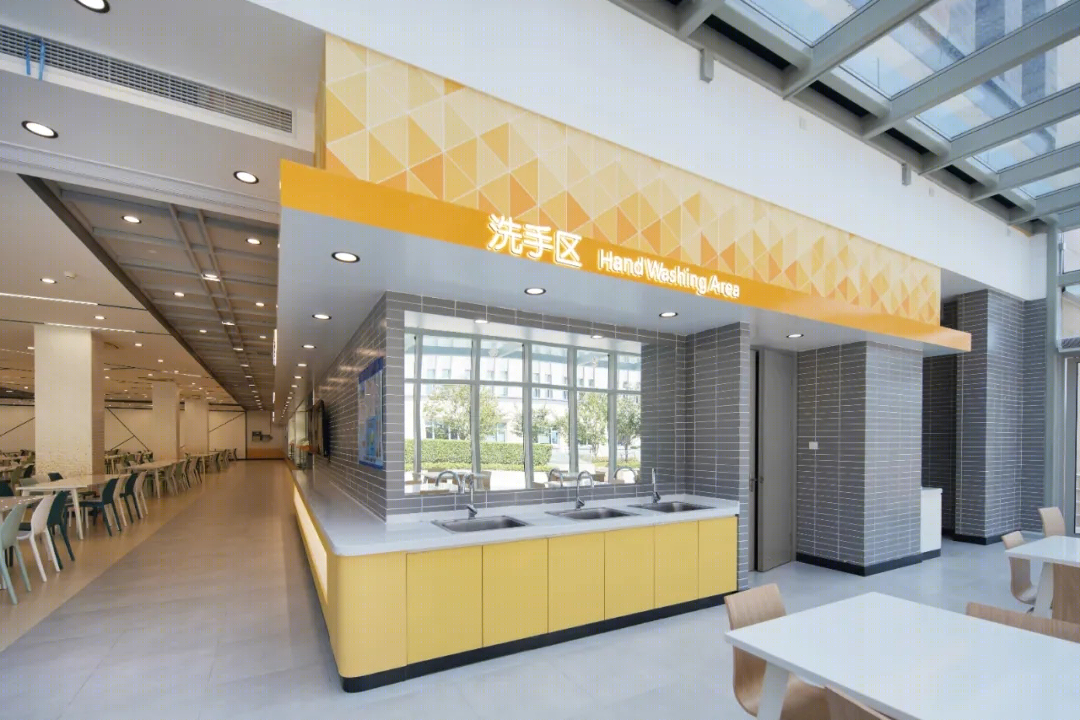 上海青浦世界外国语学校学生与教职工餐厅丨中国上海丨形非建筑-8
