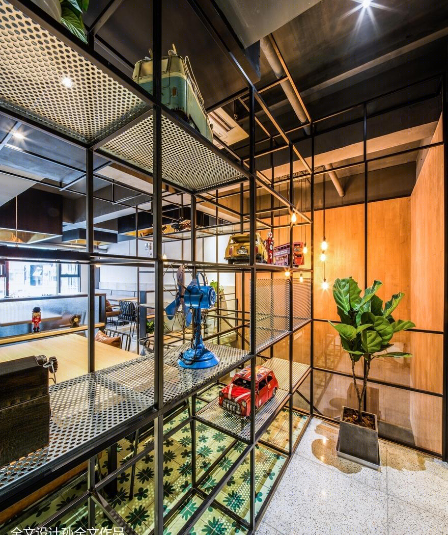 《每天》美式休闲餐厅 | 复古融合现代,打造轻松休闲用餐环境-45