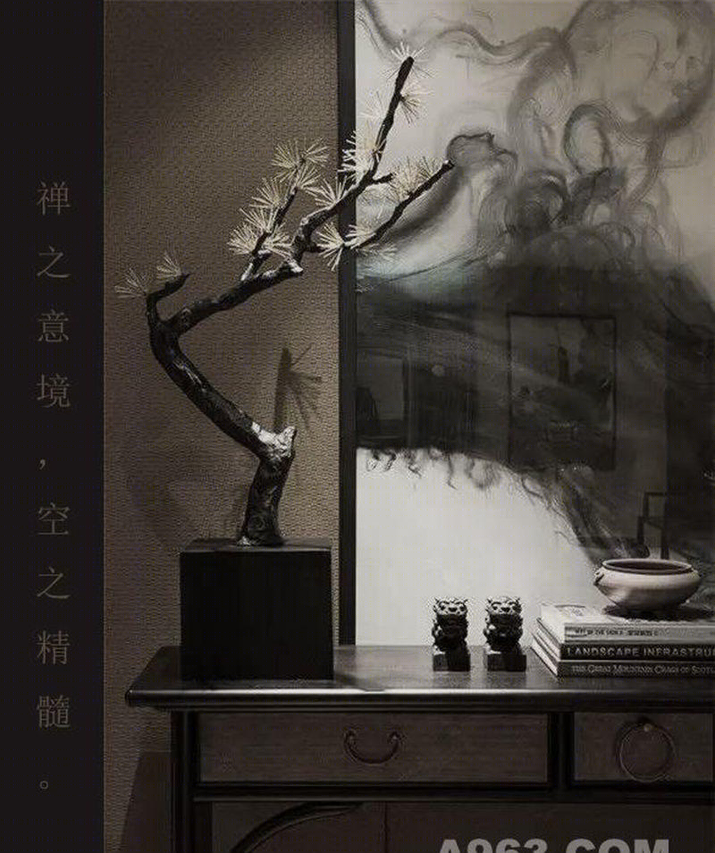湖景花苑杨总新中式别墅 | 传统与现代的完美融合-1