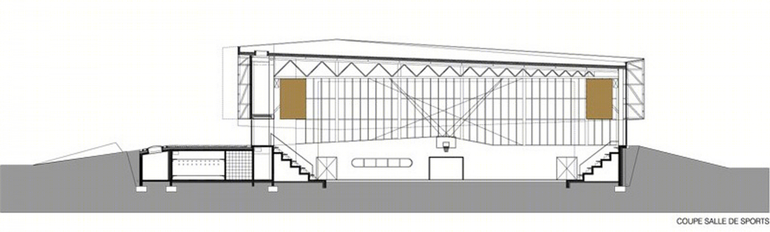 法国普拉伯内克体育馆丨Bohuon Bertic Architectes-42