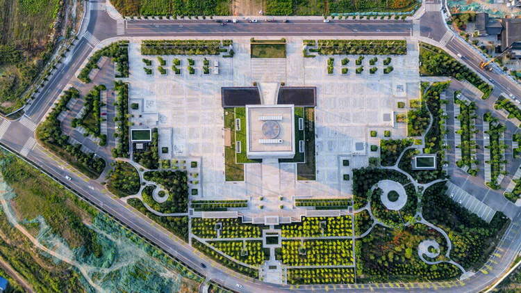 西安航天城文化生态园——现代景观设计与古文化的完美融合-9
