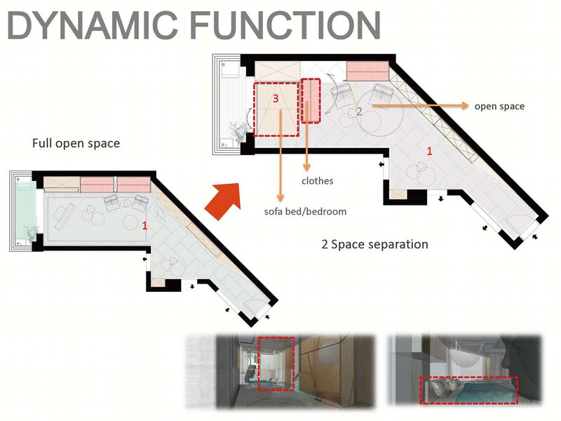 HXHOUSE 概念设计 | 餐厅区玄关公共区-2