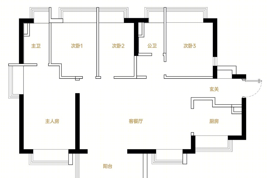 自然质朴侘寂风住宅设计-0