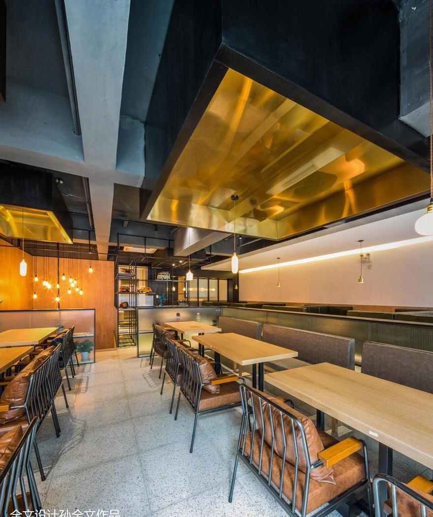 《每天》美式休闲餐厅 | 复古融合现代,打造轻松休闲用餐环境-47