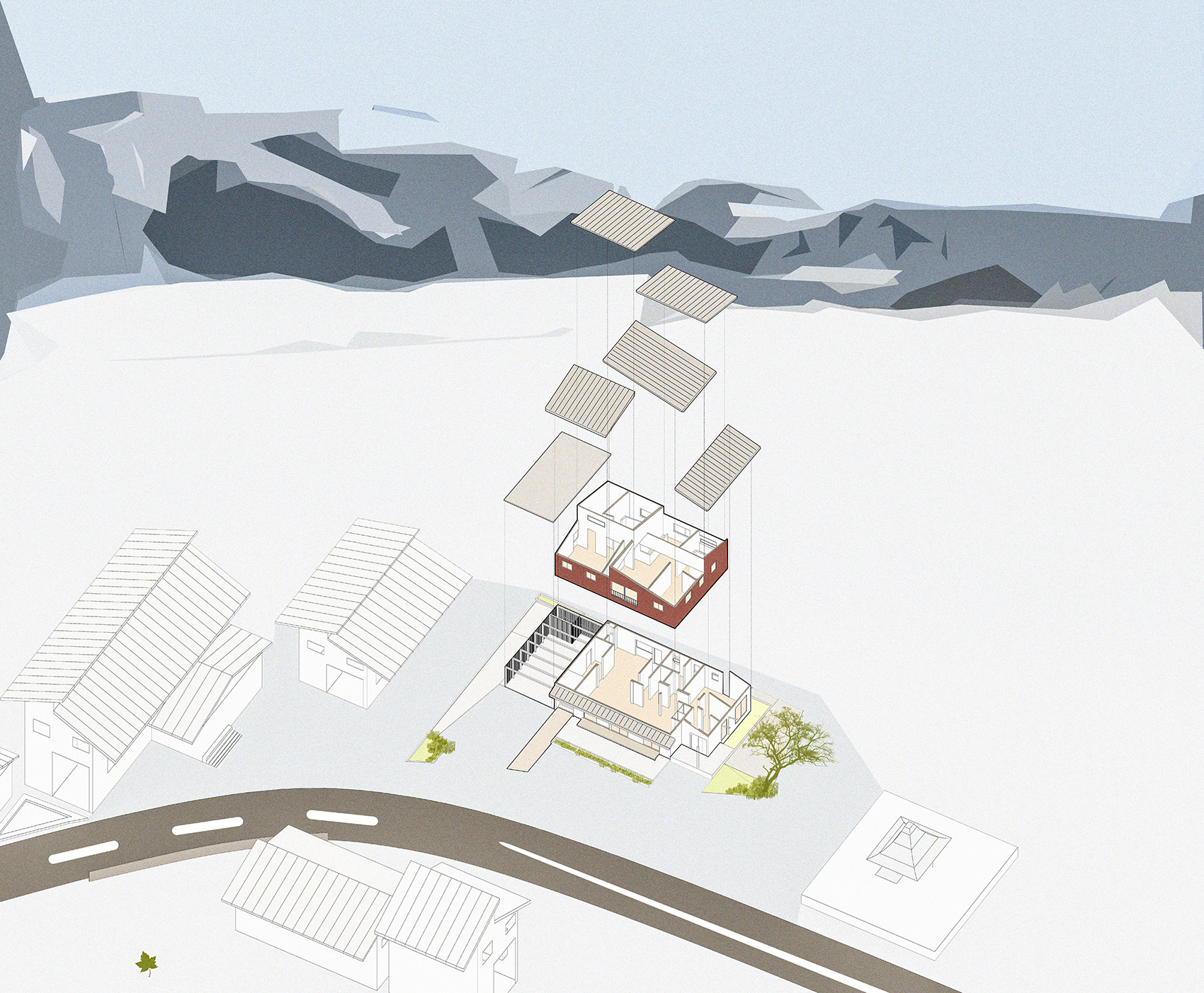 鱼沼住宅丨日本新潟丨堤由匡建筑设计工作室-11