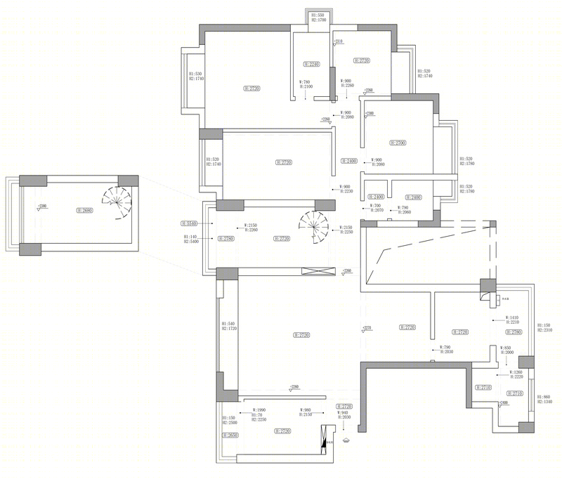 克制与宁静 | 170m²老房无主灯设计改造-10