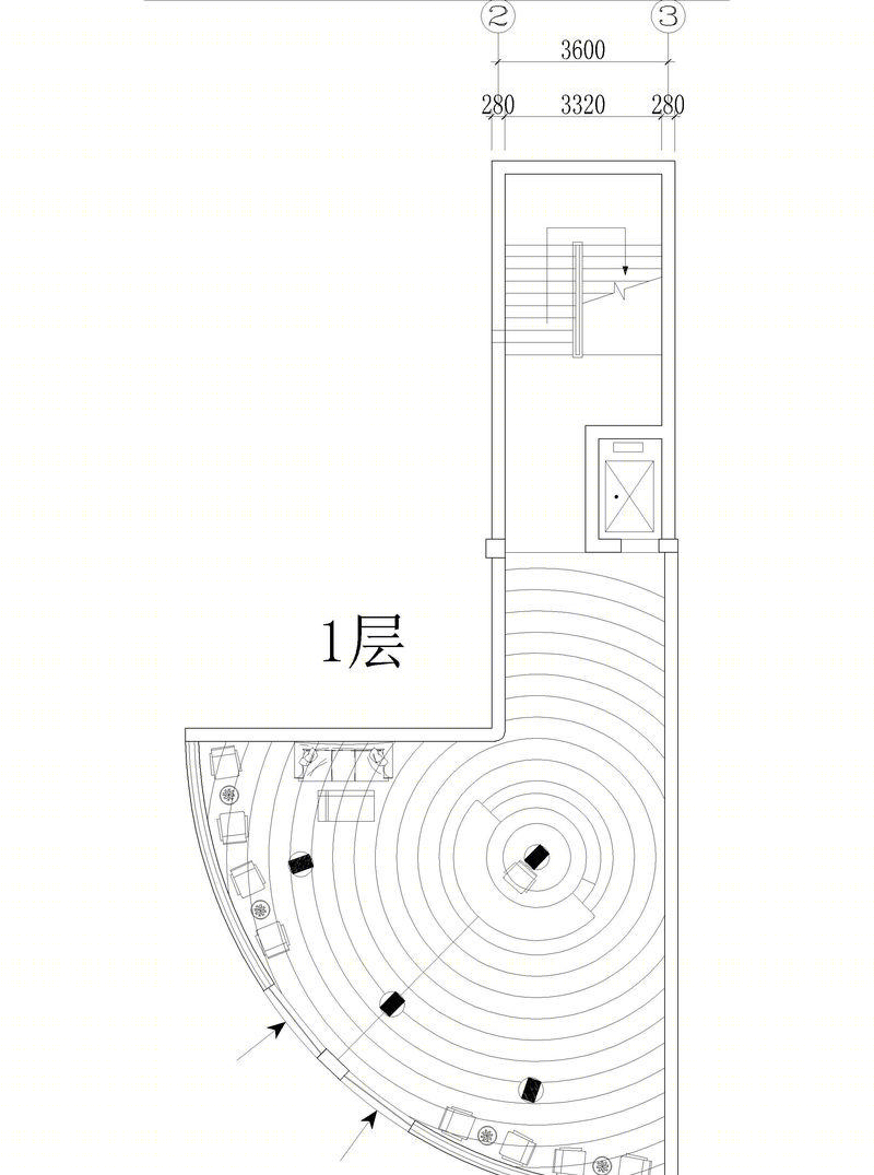 金华宏都宾馆现代绿色休闲空间设计-4