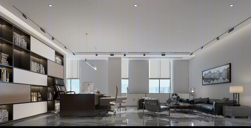 数博环球（岳阳）科技产业园总部办公大楼空间设计-13