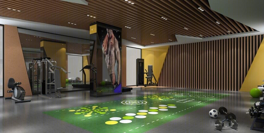 
商业设计-健身房系列几何 -11