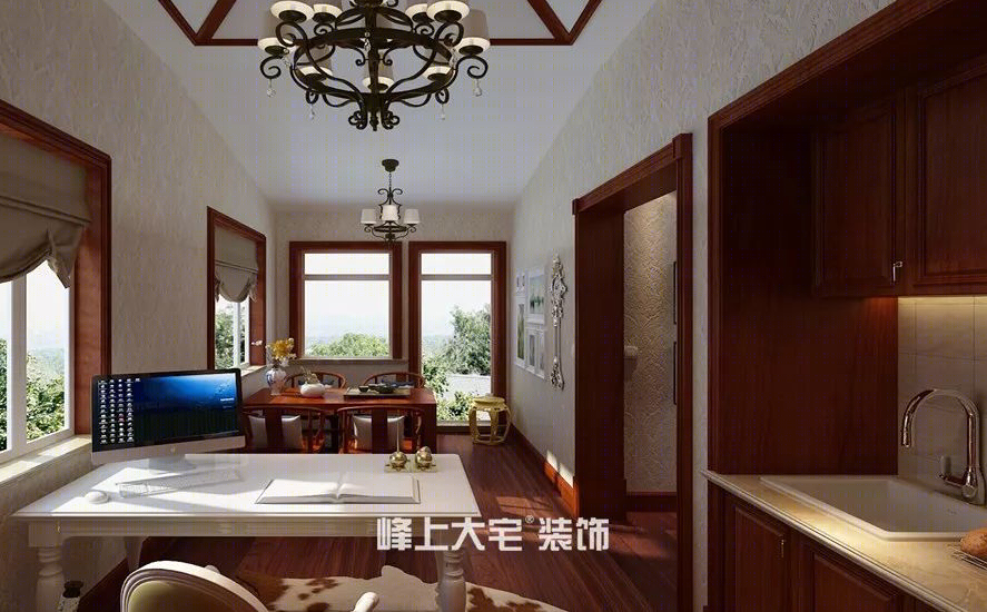 中式书房设计,古韵悠然,品质生活的艺术表达-36