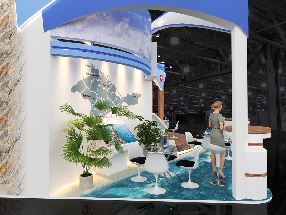 Anastasiya Gushchina丨展厅丨Exhibition stand for the Republic of Crimea-9