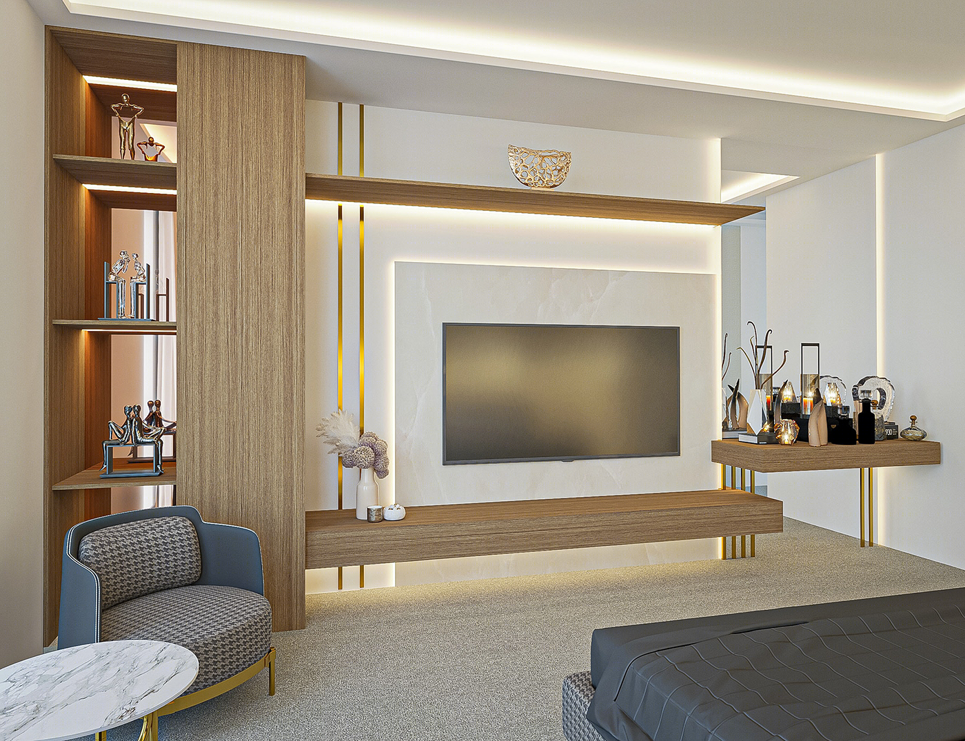 迪拜私人别墅的室内设计-2