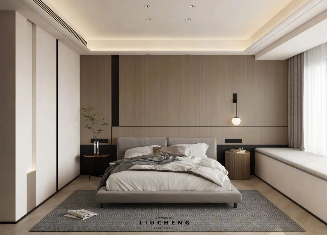 融创壹号院简约温馨婚房设计丨LIU CHENG DESIGN-15