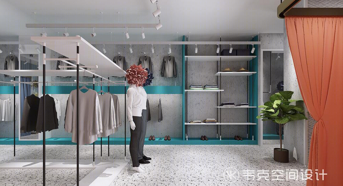 男装女装店设计-4