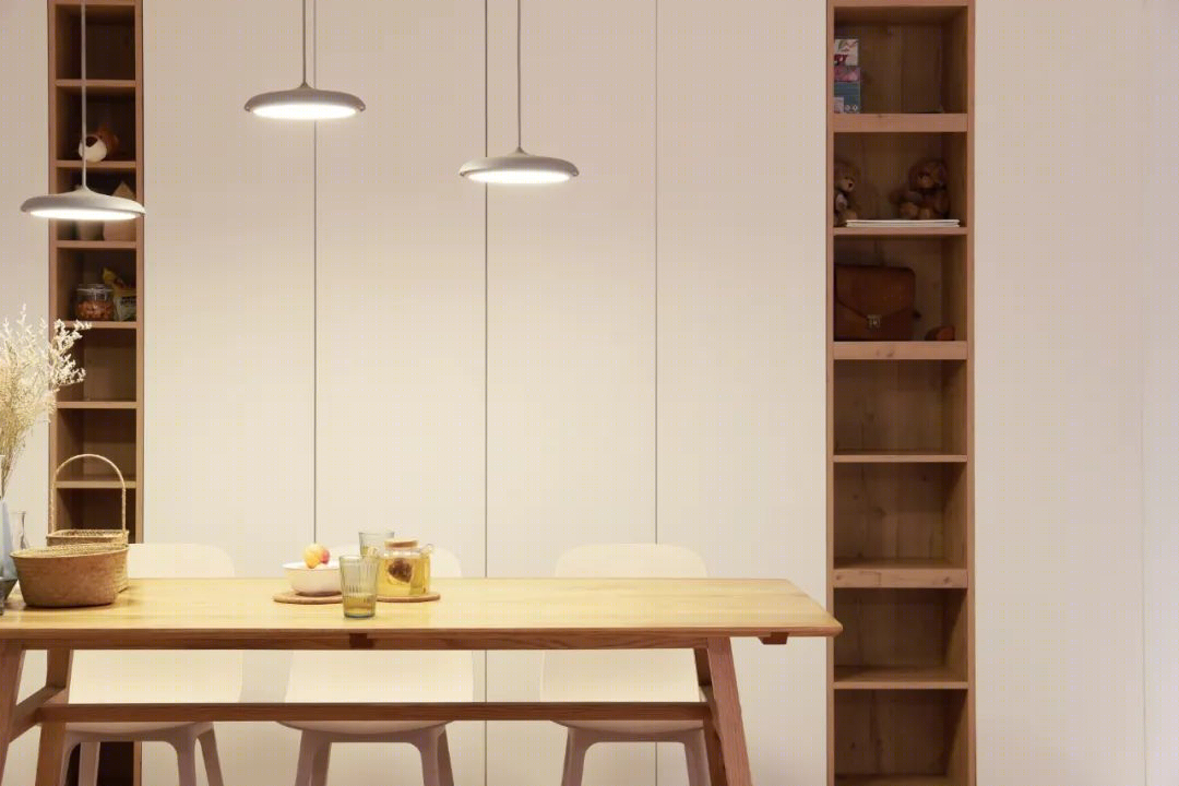 MUJI 风 135㎡二人居，黑白灰++ 温柔灯光，打造解压生活空间-31