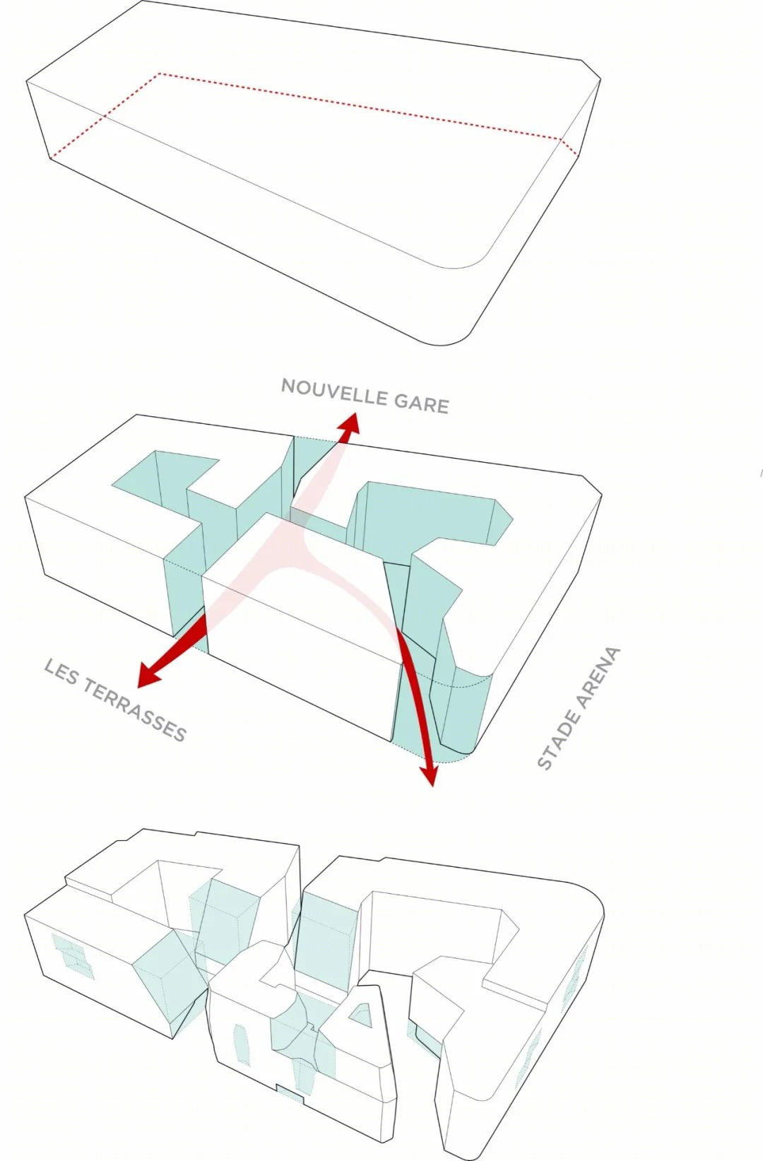 白色巨石中的绿色庇护所 · Origine 办公建筑丨法国丨Maud Caubet Architects-48