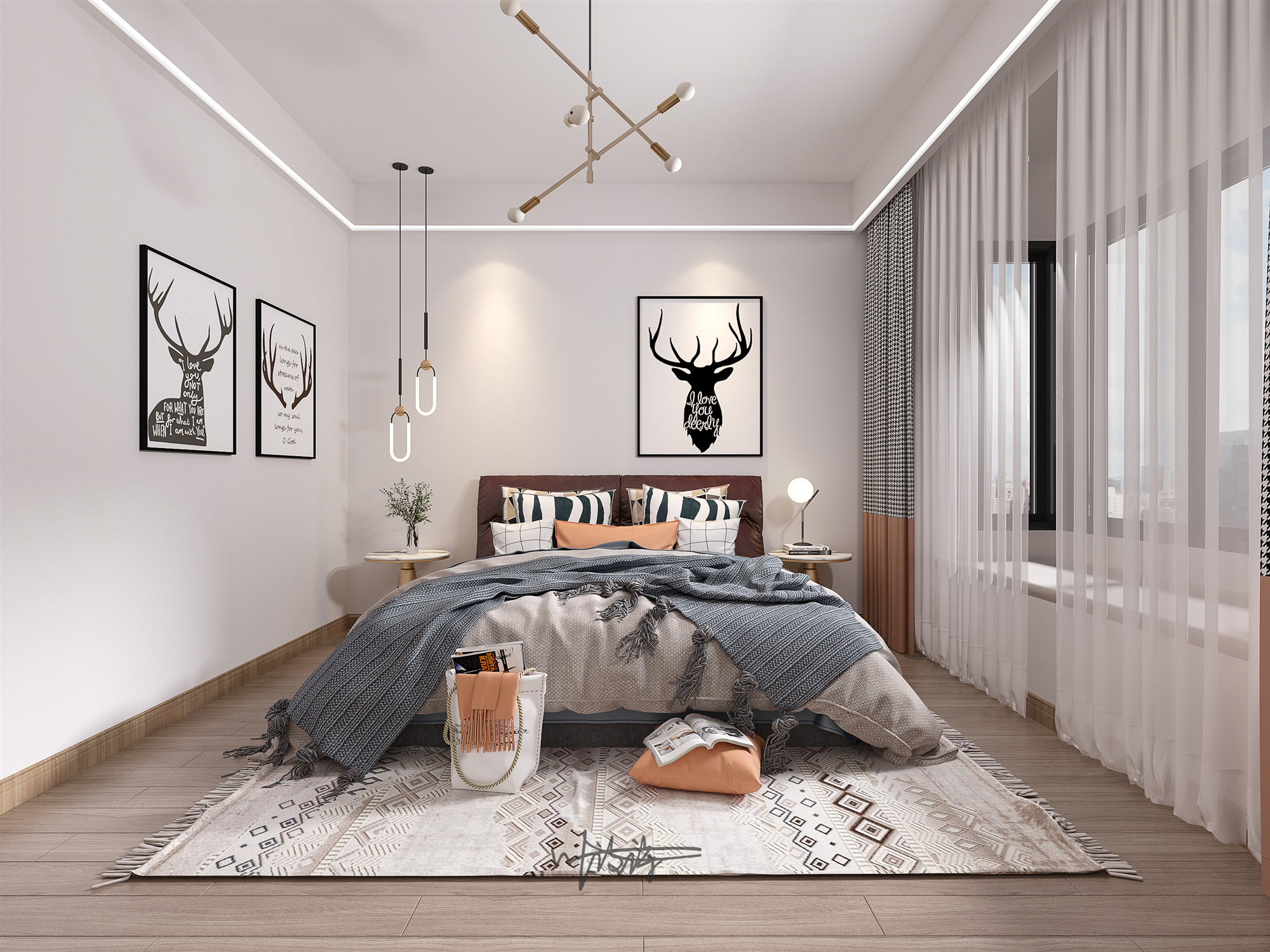 北欧风白色空间，净化心灵的优雅之作-4