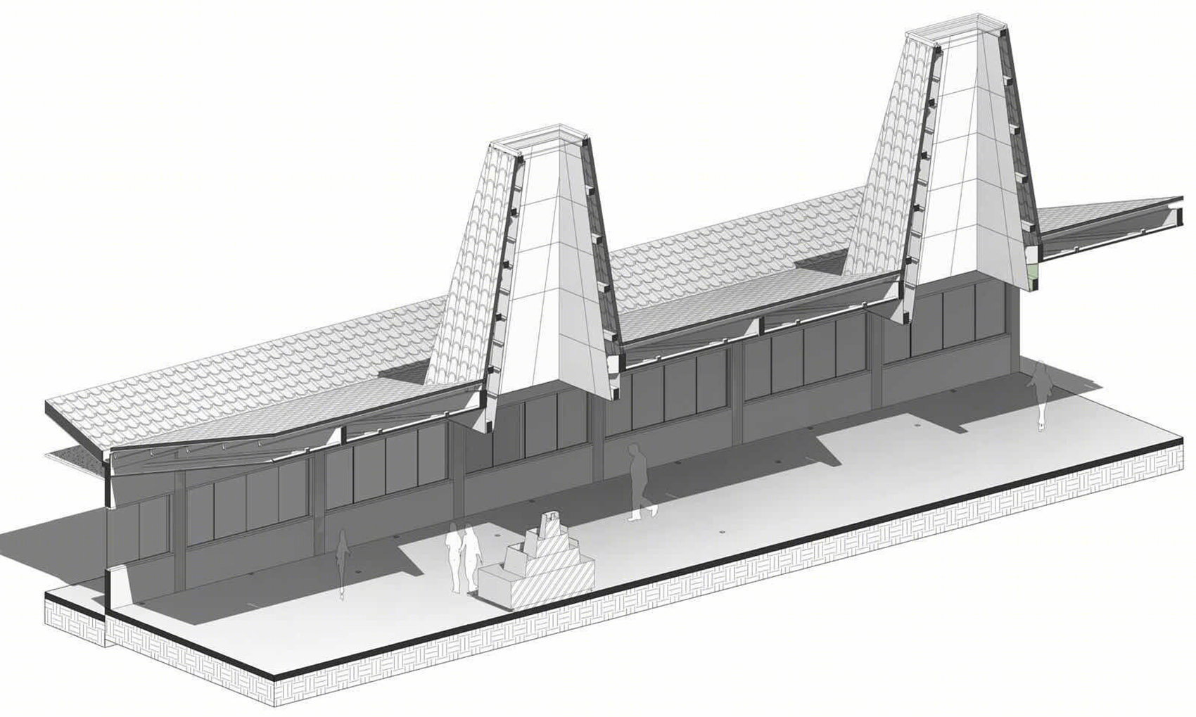 华腾猪舍里展厅·自然光与水处理的艺术丨以靠建筑-50