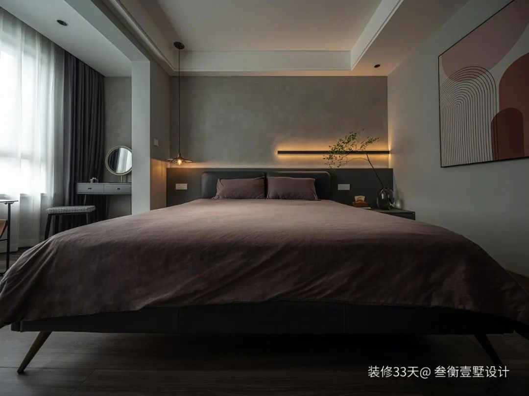 现代轻奢三室丨中国天津丨叁衡壹墅设计（天津）-33