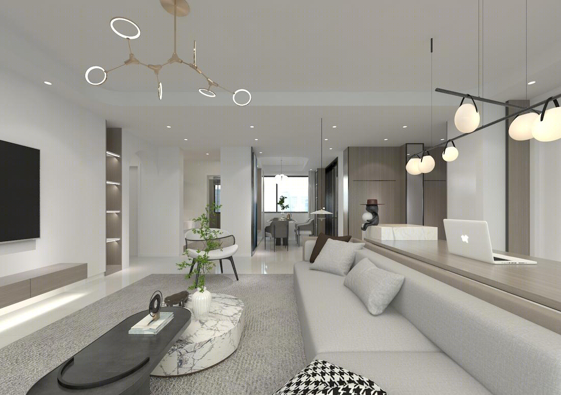 康巴什熙湖明珠--《熹丨悦》现代极简-4