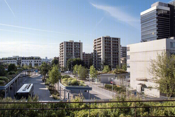 法国 Rueil 车站公交景观设计-6