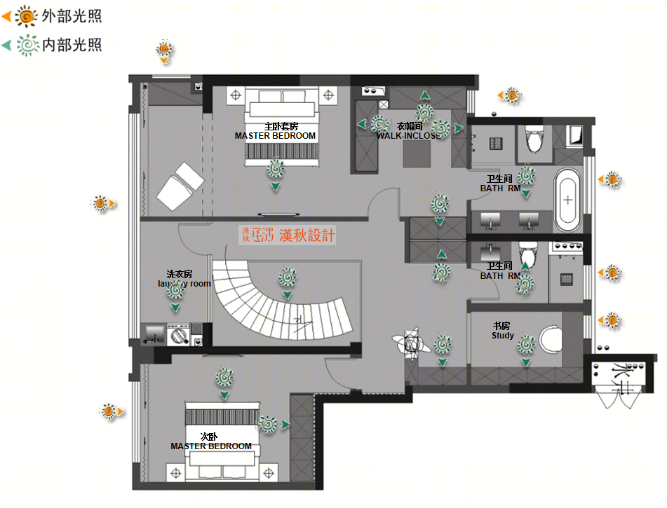 龙湖景粼天著 200m²乾和户型设计丨中国常州丨汉秋设计-53