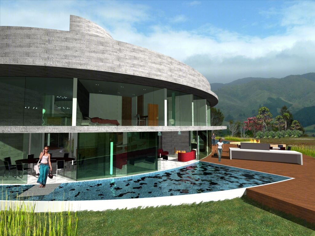 新西兰螺旋形住宅设计-23