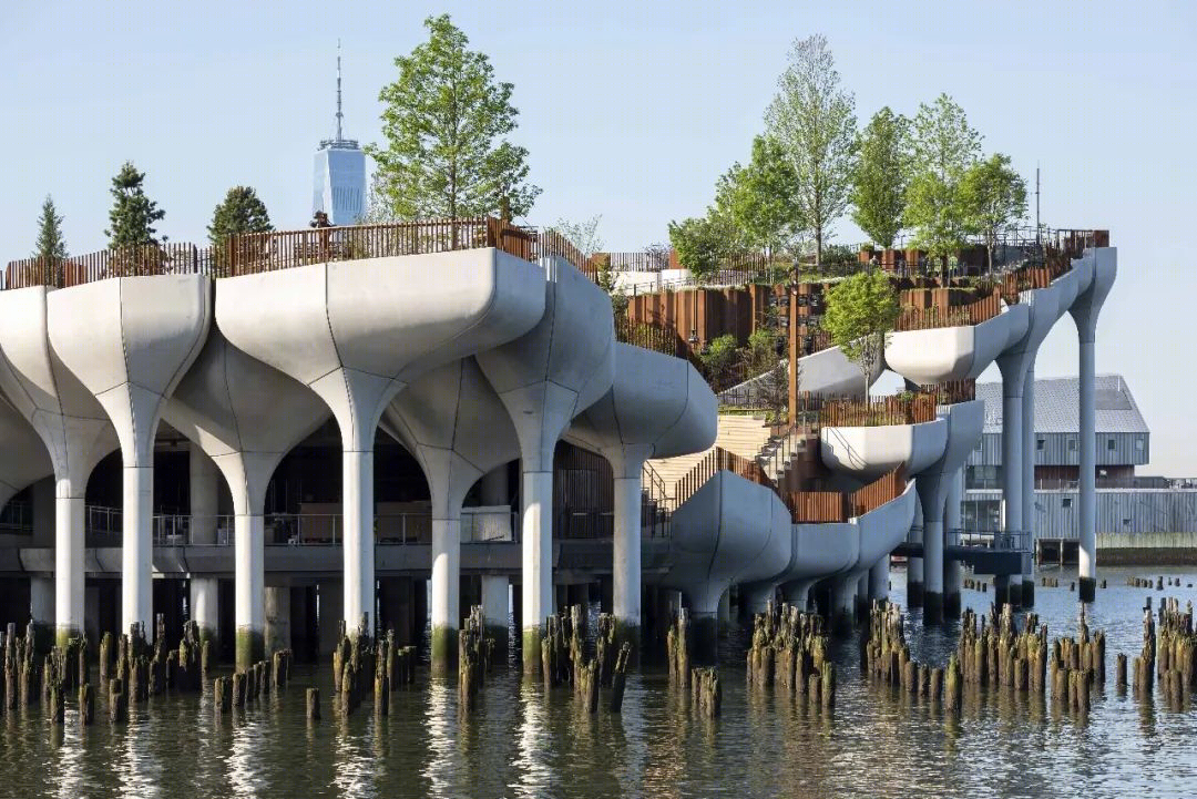 纽约新地标 Little Island · 海上绿洲的创意设计丨巴林哈德丨Thomas Heatherwick,MNLA,奥雅纳-12