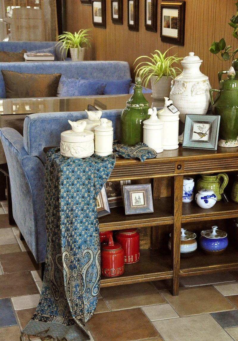 蓝色旋律——装饰公司地中海风格办公室设计-9