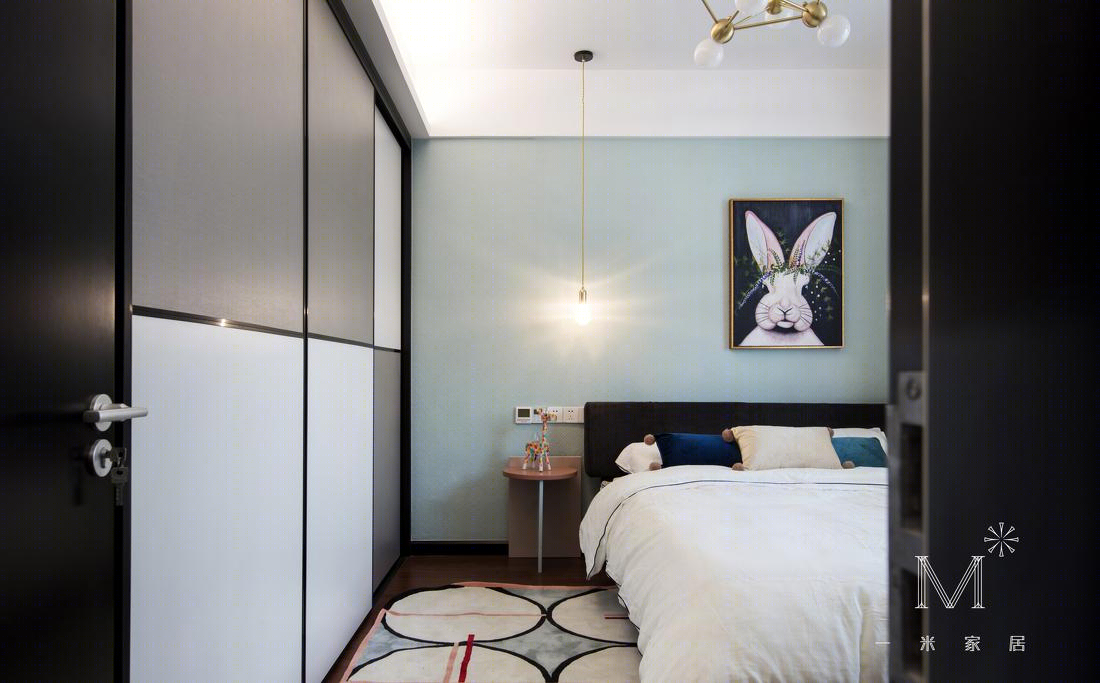 平层丨【一米家居】礼物 140㎡现代北欧-20