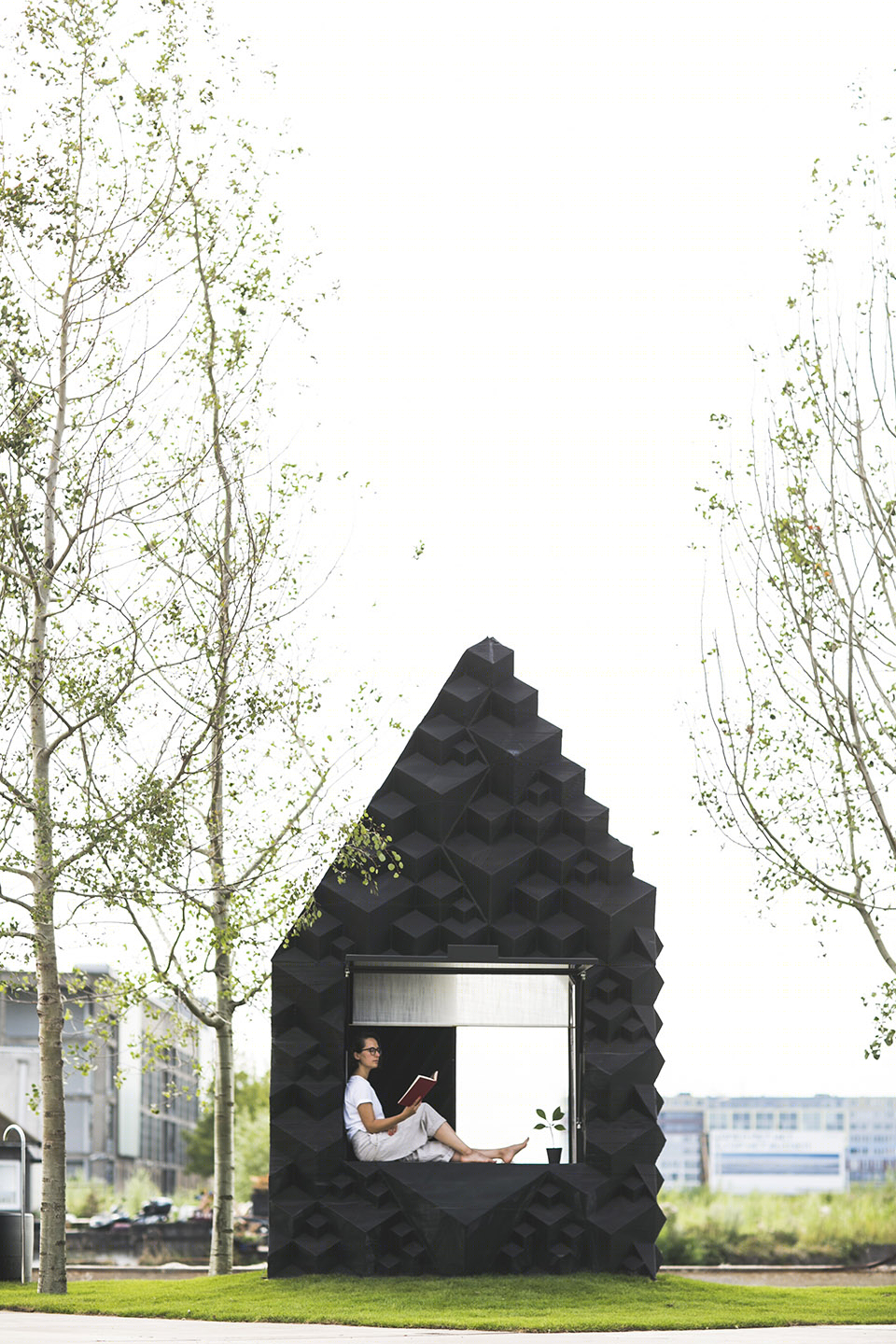 阿姆斯特丹 3D 打印小屋 | 迷你可持续城市住宅-9