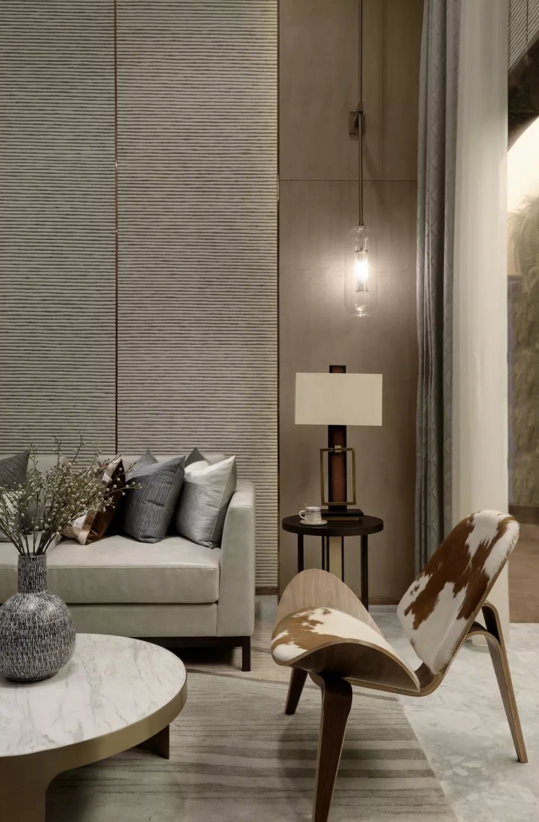 苏州九龙仓天灏 | 低调奢华，现代轻奢与静谧的完美融合-47